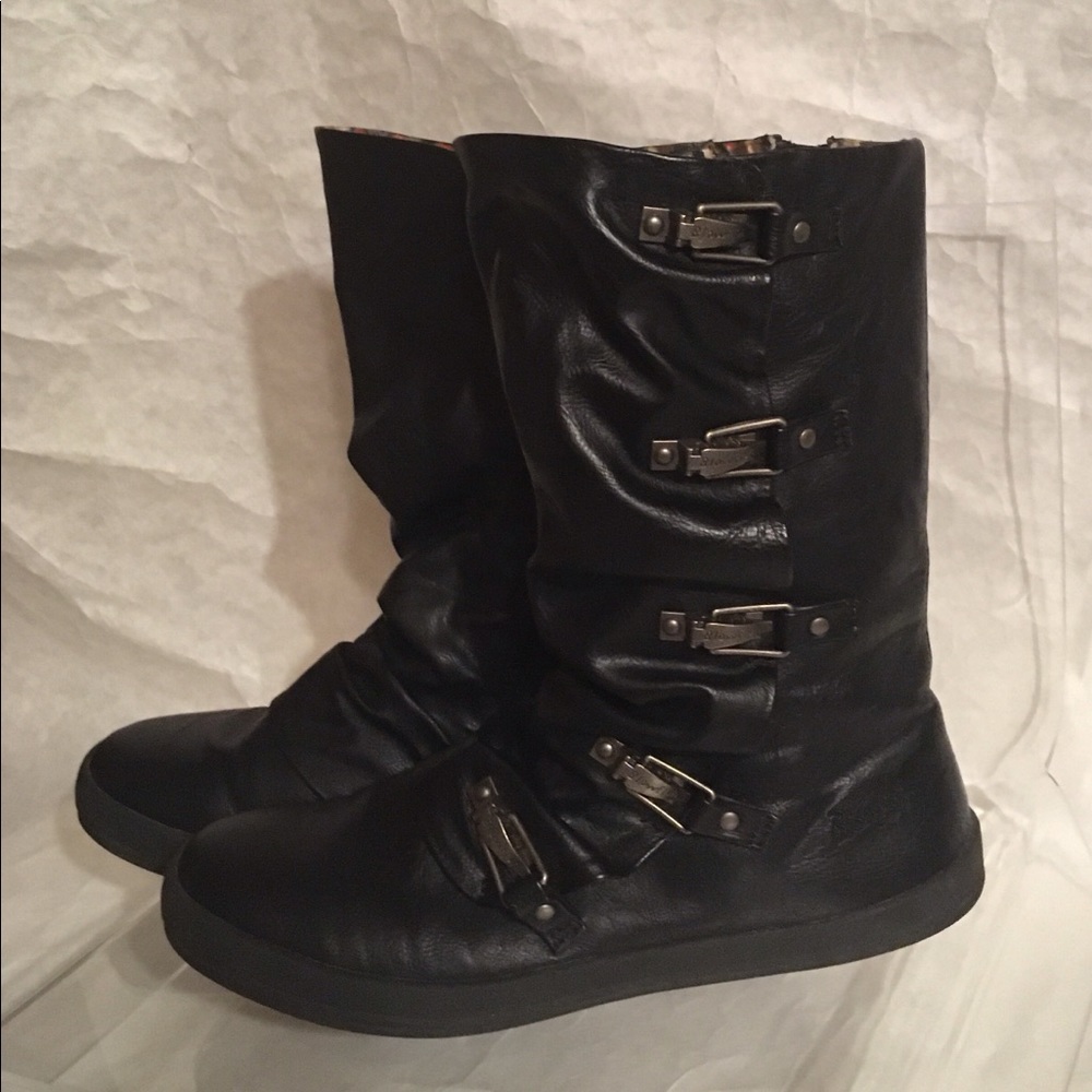Blowfish Black Boots 7-1/2  7.5
